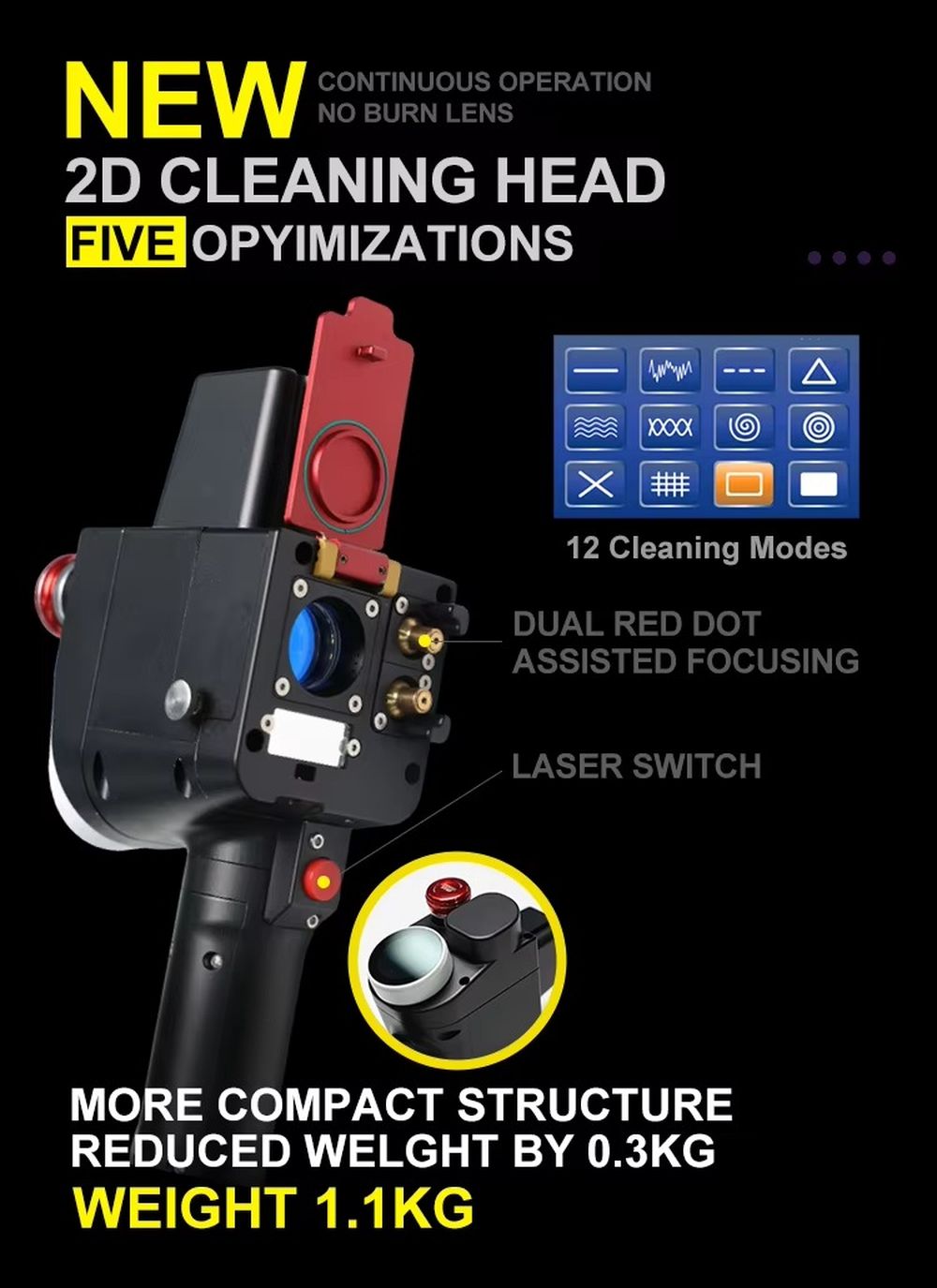 DMK Nouvelle machine de nettoy - Portable Laser Rust Removal avis et prix