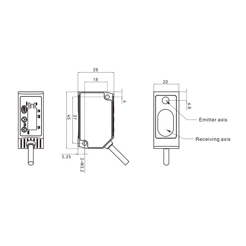 Capteur de déplacement laser à - Industrial Laser Displacement Sensor avis et prix