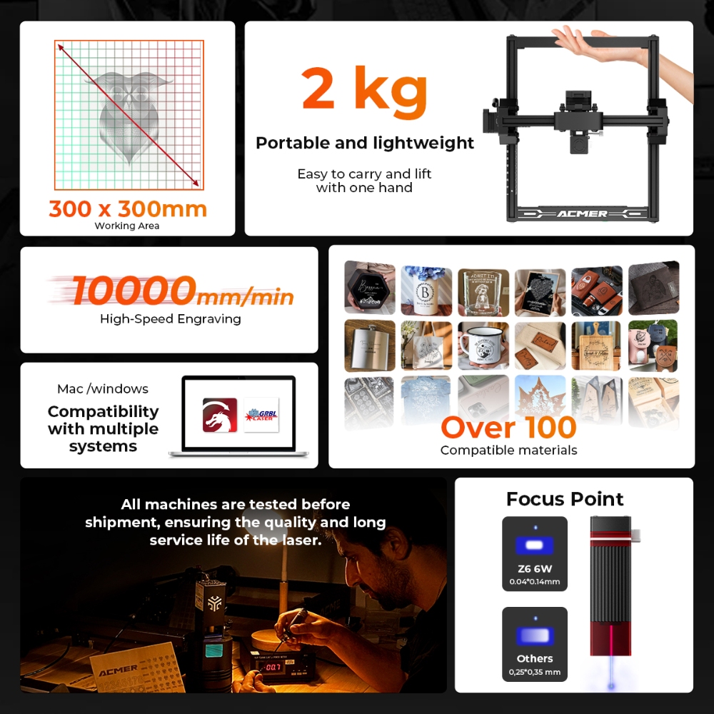 ELIDOR Z6 6W graveur et Machin - Industrial Laser Solutions avis et prix