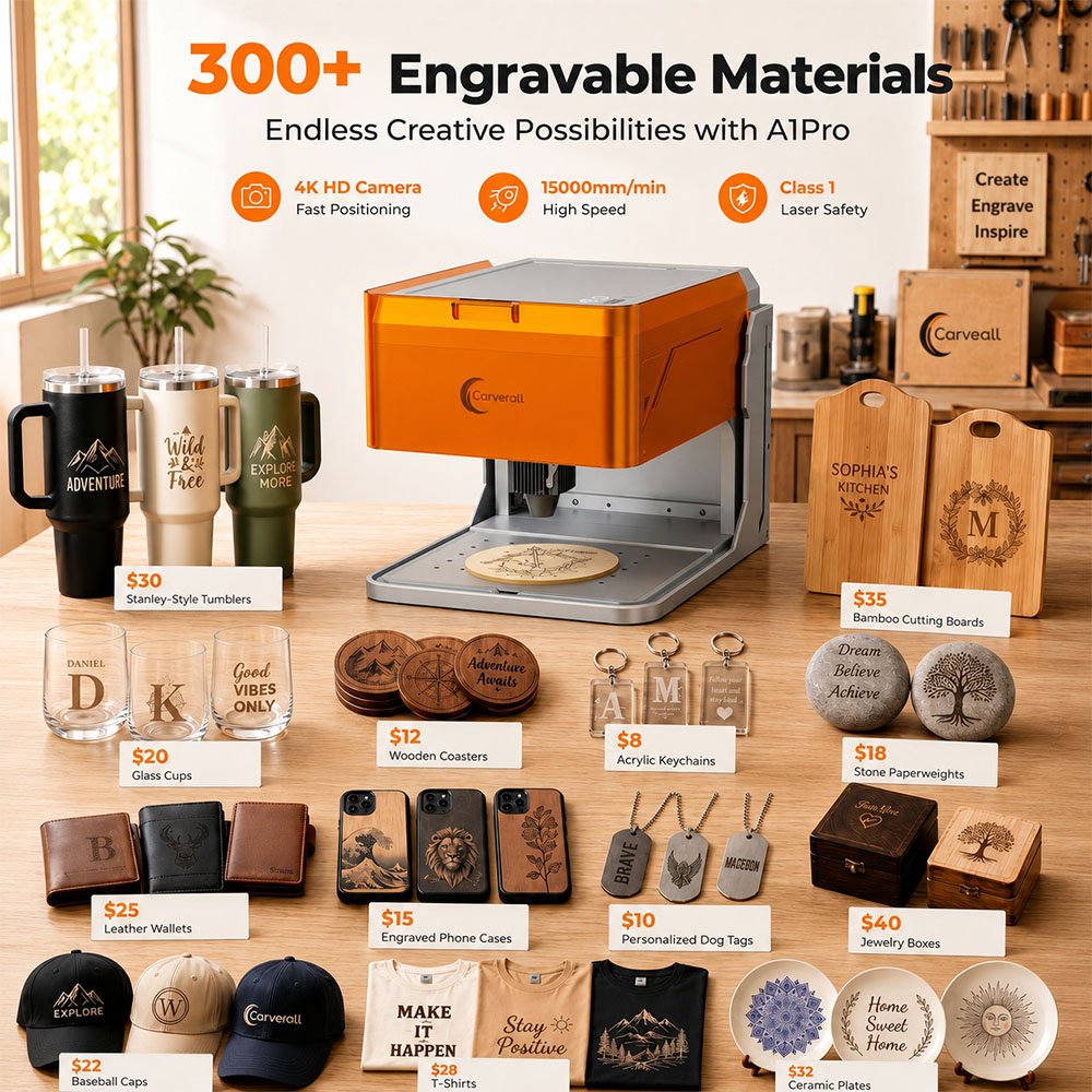 Graveur laser Carverall A1PRO  - Industrial Laser Cutting Machines avis et prix